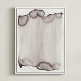 "Torched" - Art Print in Charcoal by Kaydi Bishop - Framed Canvas