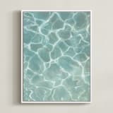"Poolside" - Art Print in Poolside by Laura Browning - Framed Canvas
