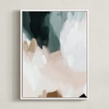 "Moody Beauty I" - Art Print in Ginger by Melanie Severin - Framed Canvas