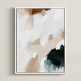 "Moody Beauty II" - Art Print in Ginger by Melanie Severin - Framed Canvas