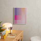 "gradients" - Art Print in magenta by Baumbirdy - In a Room