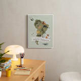 "Animals of South America" - Art Print in Moss by Kamala Nahas - In a Room