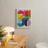 "Rainbow Paper" - Art Print in Rainbow by Krissy Callahan - In a Room