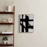 "Boxes in Boxes 1" - Art Print in Black and White by Ilana Greenberg - In a Room