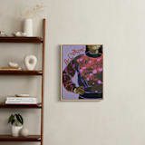"On the Contrary" - Art Print in Orchid by Jess Franks - In a Room
