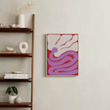 "In Full Bloom" - Art Print in Scarlet Red by Kate Sowinski - In a Room