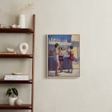 "Lemonade Stand" - Art Print in Dusty Violet by Marie Stone - In a Room
