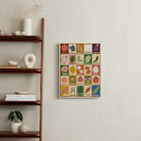 "Edible ABCs" - Art Print in Colorful by Sierra Lee - In a Room
