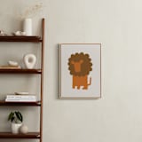 "Safari 1" - Art Print in Ivory by JeAnna Casper - In a Room