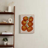 "Tilly's Tomatoes" - Art Print in Tomato Red by Sierra Lee - In a Room