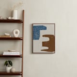 "Color Me Pretty II" - Art Print in Terracotta by Maja Cunningham - In a Room