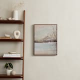 "Winter Walk 2" - Art Print in Peach by Lindsay Megahed - In a Room