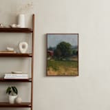 "Summer Field 1" - Art Print in Crimson by Wendy Keller - In a Room
