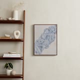 "Groove" - Art Print in Cerulean by Pati Cascino - In a Room