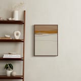 "August Haze 2" - Art Print in Mustard Yellow by Caryn Owen - In a Room