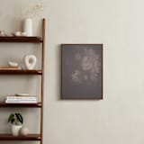 "Hazed Florals 1" - Art Print in Dusty Burgundy by Baumbirdy - In a Room