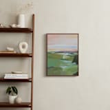 "Fields to Climb 2" - Art Print in Green Fields by AlisonJerry - In a Room