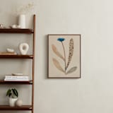 "Dream Garden Blooms 1" - Art Print in Glacier Blue by Alisa Galitsyna - In a Room