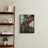 "Pomegranate" - Art Print in Crimson by Wendy Keller - In a Room