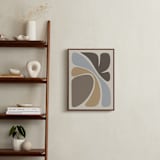 "Affinity II" - Art Print in Sandy Beige by Dominique Vari - In a Room