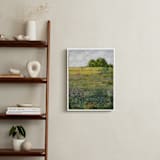 "Meadow Glow" - Art Print in Meadow Green by Kristi Visser - In a Room