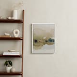 "Viridian Misty Lake I" - Art Print in Viridian by Shina Choi - In a Room