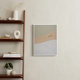 "Muted Abstract Diptych II" - Art Print in peach by Caryn Owen - In a Room