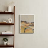 "Sunny Landscape 1" - Art Print in Pale Sunny Yellow by Ashley Armistead - In a Room