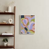 "Dancing Bloom" - Art Print in Lavender Blue by Eunmee Studio - In a Room