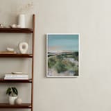 "Sunset on the Dunes 2" - Art Print in Dune Blue by AlisonJerry - In a Room