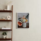 "Peach Poppy" - Art Print in Stone by Jenny Westenhofer - In a Room