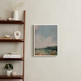 "Flower Meadow 2" - Art Print in Grass Green by Wendy Keller - In a Room