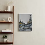 "Blue Forest" - Art Print in Gilded by Katy Abraham - In a Room