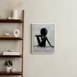 "noire étude" - Art Print in Noire by Marabou Design - In a Room