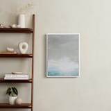 "Kissing The Shore I" - Art Print in Seafoam by Jenny Partrite - In a Room