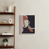 "Ava 2" - Art Print in Ginger Nutmeg by cyrille gulassa - In a Room