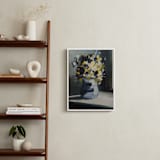 "A Floral Mood" - Art Print in Dandelion by Jen Florentine - In a Room