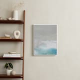 "Kissing The Shore II" - Art Print in Seafoam by Jenny Partrite - In a Room