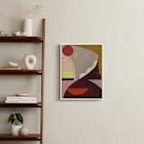 "Horologium" - Art Print in Maroon by Keren Toledano - In a Room