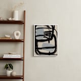 "Encapsulated Shapes II" - Art Print in Beige by Bethania Lima - In a Room