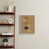 "Ginkgo Leaves" - Art Print in Marigold by Yohaku Oshima - In a Room