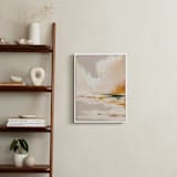 "Lulu's Landing" - Art Print in Pale Peach by Katy Abraham - In a Room
