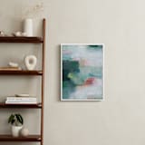 "Cascading Forest 2" - Art Print in Forest Green by AlisonJerry - In a Room