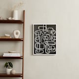 "Links and Chains No.2" - Art Print in Shades of Ecru by Deborah Velasquez - In a Room