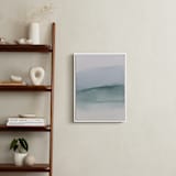 "Echo of a Memory 2" - Art Print in Soft Blue by Rebecca King - In a Room