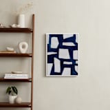 "Urban Spaces" - Art Print in Indigo Blue by flvx studio - In a Room