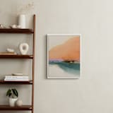 "Orange Sunset Scenery 2" - Art Print in Orange by Shina Choi - In a Room