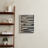 "Linen" - Art Print in Shades of Ecru by Deborah Velasquez - In a Room