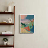 "Interlude I" - Art Print in Apricot by Lindsay Megahed - In a Room
