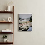 "Schoodic II" - Art Print in Grey by Jess Franks - In a Room
